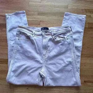 Denim Jeans Women's Size 8/29R High Rise Vintage Slim Straight Pockets Pink